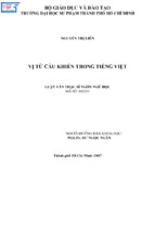 Vị từ cầu khiến trong tiếng việt