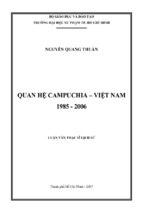 Quan hệ campuchia – việt nam 1985   2006