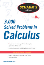 Schaum's 3,000 Solved Problems in Calculus - Elliott Mendelson