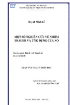 Một số nghiên cứu về nhóm brauer và ứng dụng của nó