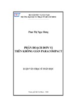 Phân hoạch đơn vị trên không gian paracompact