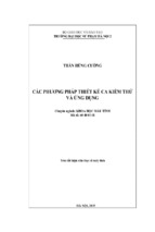 Các phương pháp ca kiểm thử và ứng dụng