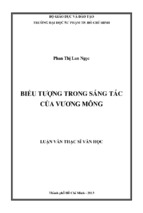 Biểu tượng trong sáng tác của vương mông