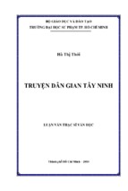 Truyện dân gian tây ninh