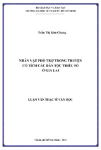 Nhân vật phò trợ trong truyện cổ tích các dân tộc thiểu số ở gia lai