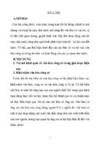  tieu luan vai tro cua van hoa cong so trong to chuc va hoat dong cua cac co quan nha nuoc