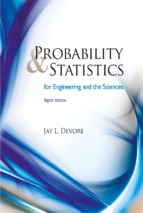 Probability and Statistics for Engineering and the Sciences (Solutions Manual), 8th Edition - Jay L. Devore