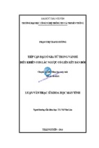 Tiếp cận đại số gia tử trong vấn đề điều khiển con lắc ngược có liên kết đàn hồi