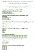 Tập hợp các đề thi tuyển dụng giao dịch viên của ngân hàng techcombank