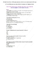 Tập hợp các đề thi tuyển dụng giao dịch viên của ngân hàng vietcombank viettinbank và bidv