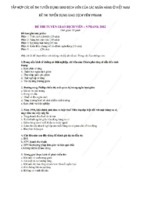 Tập hợp các đề thi tuyển dụng giao dịch viên của ngân hàng vp bank