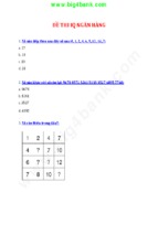 Đáp án đề thi IQ thi vào ngân hàng