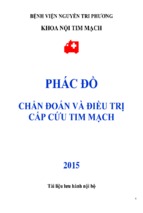 Phác đồ Chẩn đoán và Điều trị các Cấp cứu tim mạch