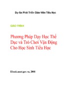 Giáo trình phương pháp dạy học thể dục và trò chơi vận động cho học sinh tiểu học