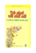 Ebook trò chơi với chữ cái và phát triển ngôn ngữ ở trẻ em    đặng thu quỳnh