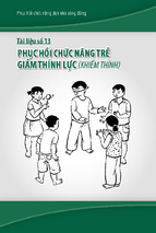 Tài liệu số 13 phụ hồi chức năng trẻ giảm thính lực (khiếm thính)