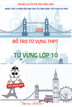 Bổ trợ từ vựng thpt từ vựng lớp 10