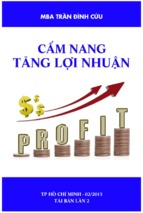 Cẩm nang tăng lợi nhuận