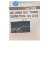 Giáo trình bồi dưỡng hiệu trưởng trường trung học cơ sở tập 3   ngưt.ths. chu mạnh nguyên (chủ biên)