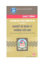 Giáo trình bồi dưỡng hiệu trưởng trường tiểu học học phần iv   nxb. hà nội