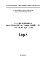 Tài liệu hướng dẫn hoạt động giáo dục ngoài giờ lên lớp cấp trung học cơ sở   lớp 8