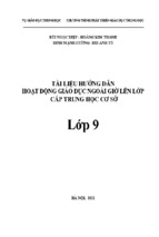 Tài liệu hướng dẫn hoạt động giáo dục ngoài giờ lên lớp cấp trung học cơ sở   lớp 9