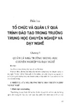 Giáo trình tổ chức và quản lý quá trình đào tạo trong trường trung học chuyên nghiệp và dạy nghề phần 2   nxb hà nội