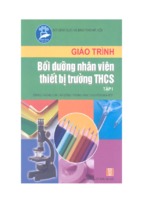 Giáo trình bồi dưỡng nhân viên thiết bị trường trung học cơ sở tập i   ths. vũ thành vĩnh (chủ biên)