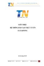 Bài giảng giới thiệu hệ thống đào tạo trực tuyến e learning