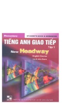 Giáo trình tiếng anh giao tiếp   new headway (tập 1)