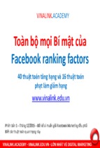 Bi mat cua facebook xep hang by vinalink