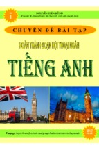 chuyên đề hoàn thành đoạn hội thoại ngắn