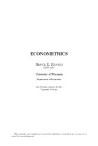 Econometrics (hansen) toán kinh tế