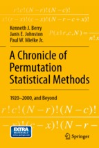 A chronicle of permutation statistical methods sách tiếng anh toán học