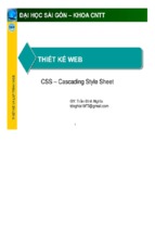 Bài giảng thiết kế web   css   cascading style sheet