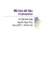 Bài giảng mã hóa dữ liệu (cryptography) ( www.sites.google.com/site/thuvientailieuvip )