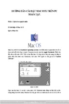 Hướng dẫn cài đặt mac osx trên pc toàn tập ( www.sites.google.com/site/thuvientailieuvip )