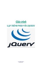 Giáo trình lập trình web với jquery ( www.sites.google.com/site/thuvientailieuvip )