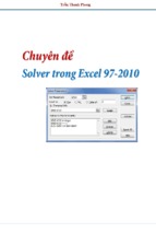 Chuyên đề solver trong excel ( www.sites.google.com/site/thuvientailieuvip )