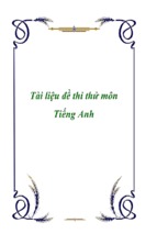 Tài liệu thi thử tiếng anh ( www.sites.google.com/site/thuvientailieuvip )
