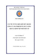 Microsoft word   các yếu tố tác động đến mức độ hài lòng của người bệnh về chất lượng dịch vụ bệnh viện nhân dân 115