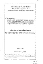 Luận văn thạc sĩ nghiên cứu đổi mới hệ thống quản lý đất đai để hình thành và phát triển thị trường bất động sản ở việt nam_ tài liệu hướng dẫn sử dụng hệ thống hỗ trợ định giá bất động sản