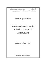 Nghiên cứu phẫu thuật cấy ốc tai điện tử loại đa kênh ( www.sites.google.com/site/thuvientailieuvip )