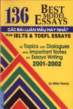 136 bài luận văn mẫu hay nhất ielts và toefl essay ( www.sites.google.com/site/thuvientailieuvip )