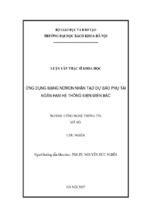 Luận văn thạc sĩứng dụng mạng nơron nhân tạo dự báo phụ tải ngắn hạn hệ thống điện miền bắc