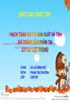 Hạch toán chi phí sản xuất và tính giá thành sản phẩm tại cty cp việt phong ( www.sites.google.com/site/thuvientailieuvip )