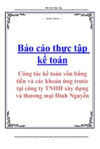 Báo cáo tốt nghiệp công tác kế toán vốn bằng tiền và các khoản ứng trước ( www.sites.google.com/site/thuvientailieuvip )