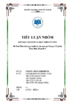 Tiểu luận phân tích quy trình tái cấu trúc tại công ty cổ phần thủy điện sông đà 5 ( www.sites.google.com/site/thuvientailieuvip )