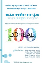 Phân tích chiến lược marketing quốc tế của tập đoàn l’oréal ( www.sites.google.com/site/thuvientailieuvip )