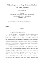 Thế chấp quyền sử dụng đất theo pháp luật việt nam hiện nay